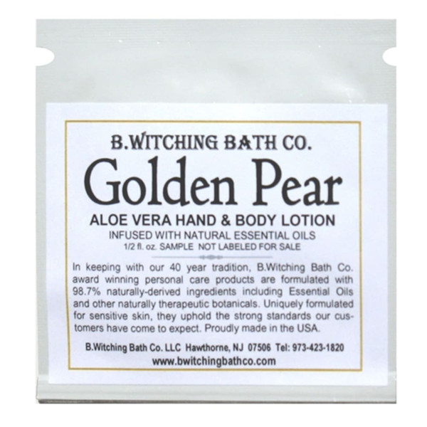 Golden Pear - Lotion Sample Pack $50+