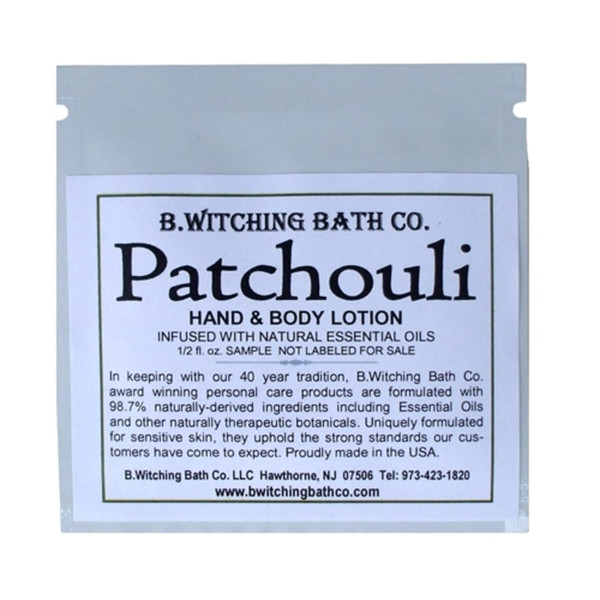 Patchouli - Lotion Sample Pack $50+