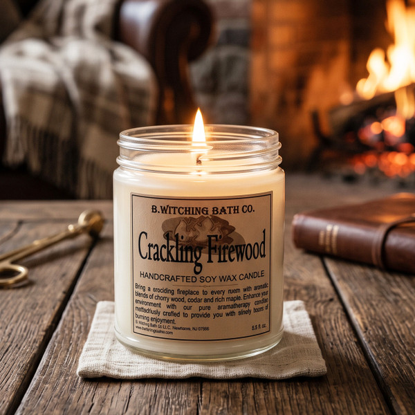 Crackling Firewood Soy Wax Candle