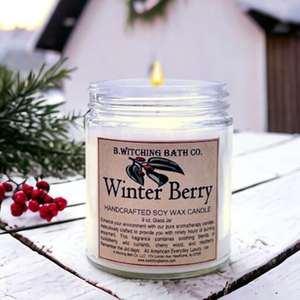 Winter Berry Soy Wax Candle
