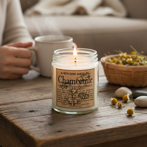 Chamomile Handcrafted Soy Wax Candle