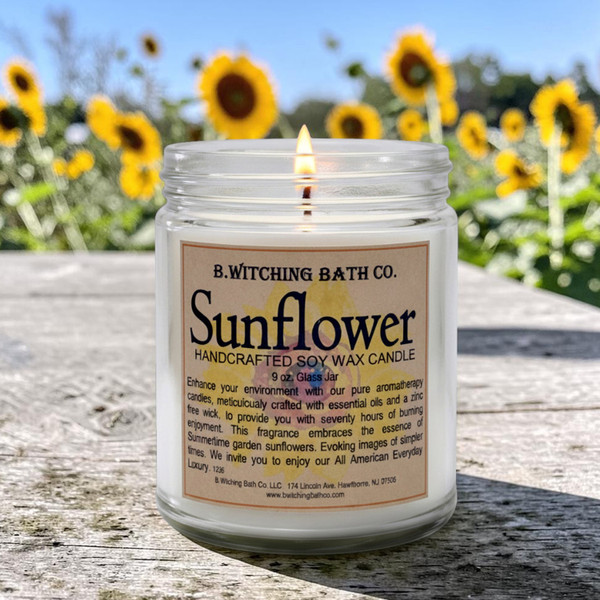 Sunflower Handcrafted Soy Wax Candle