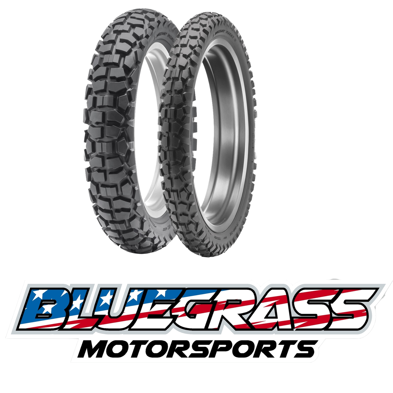ダンロップ D605 2.75-21 120/80-18 2本セット DUNLOP D605 DUAL SPORT TIRE SET FRONT 2.75-21 REAR 120/80-18 DOT