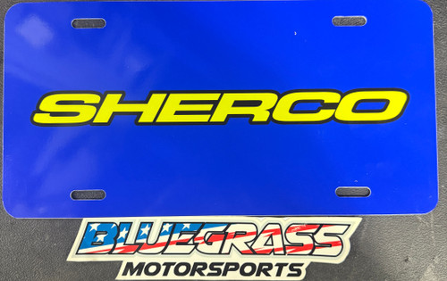 SHERCO LICENSE PLATE