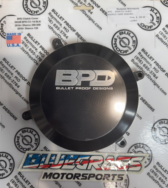 BULLET PROOF DESIGNS CLUTCH COVER