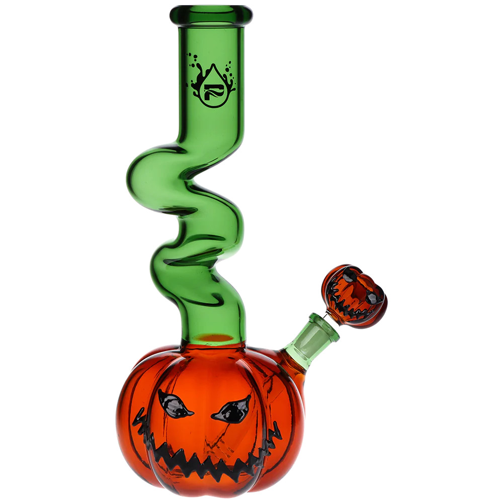 PULSAR - Wicked Twisty Jack-O-Lantern Bong - The Dab Lab