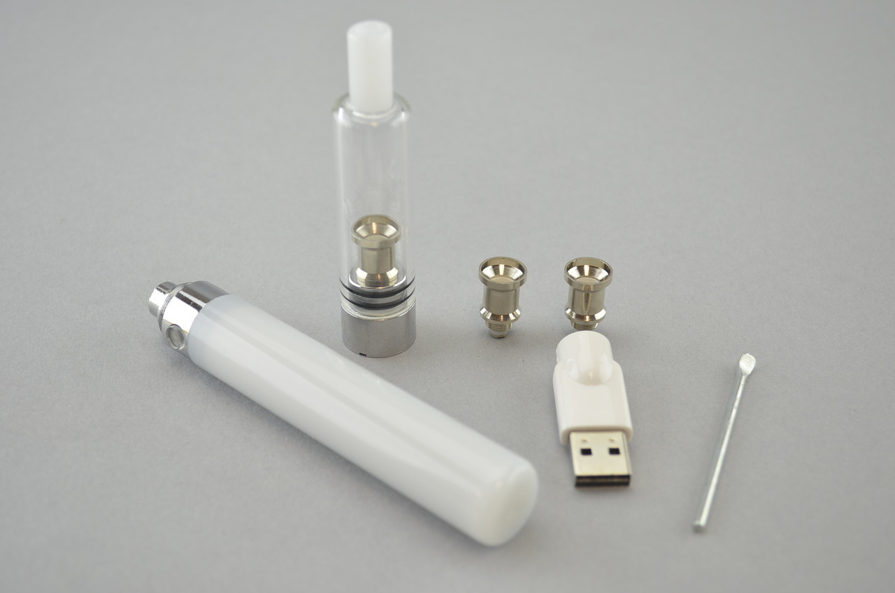 GRAV LABS - Boro (Glass) Vape Pen Set (Includes 3 Coils) - White - The Dab  Lab
