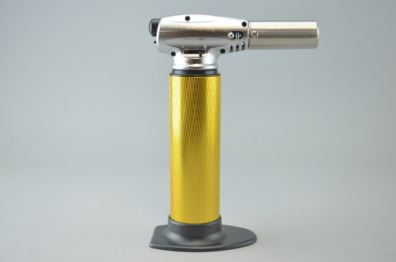VECTOR - Nitro Convertible Dual Lighter Butane Torch - Gold - The Dab Lab