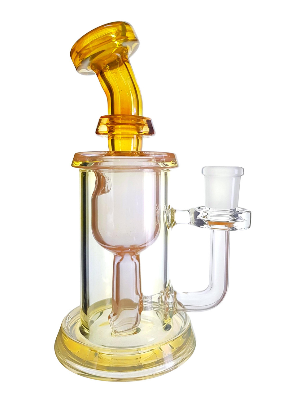 LEISURE - Incycler Dab Rig with 14mm Female Joint - Gold Fume - The Dab Lab