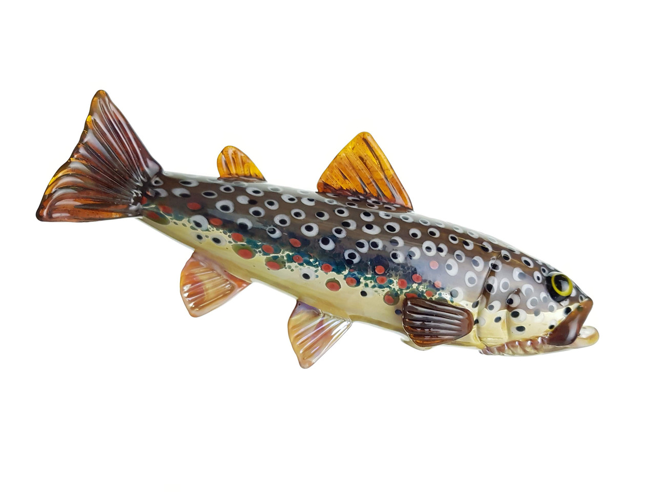 trout stream tobacco Lure Releases The Brown-E-Trout Ducktrap River Of Maine Fillets,