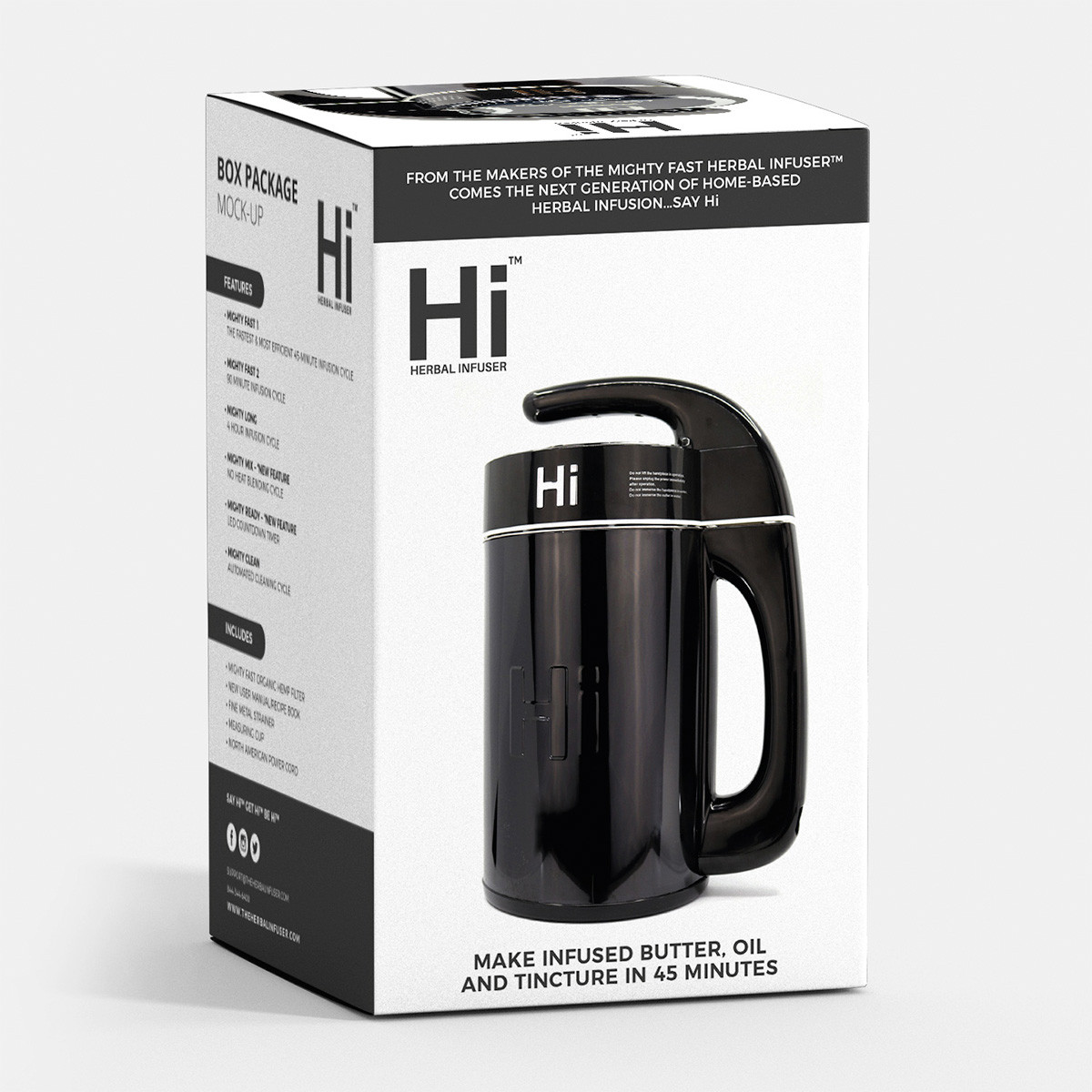 Hi Infuser Machine HI - The Herbal Infuser - Next Generation Herbal Infuser - The Dab Lab
