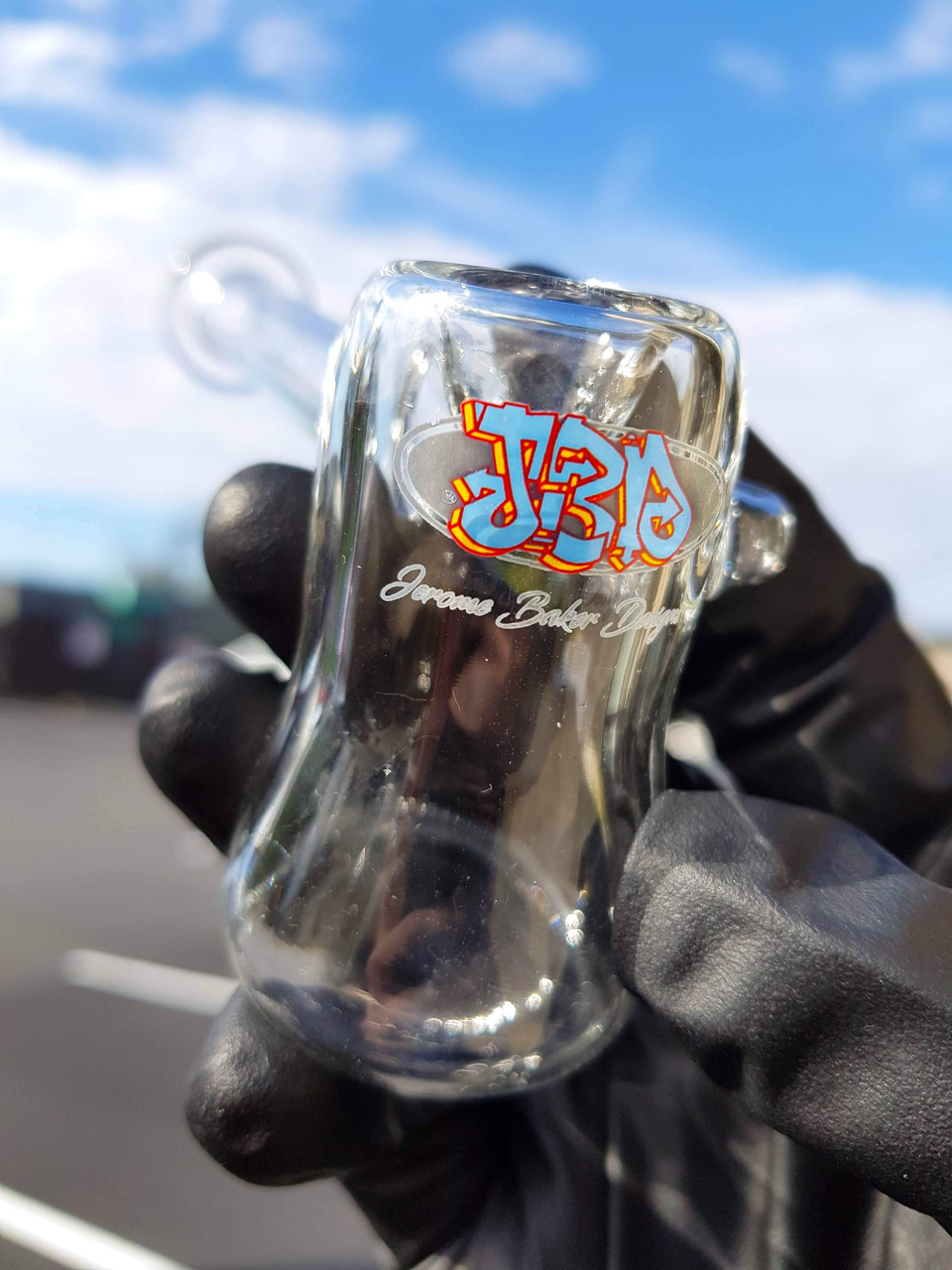 JEROME BAKER DESIGNS - Signature Hammer Pipe - Clear - The Dab Lab JEROME BAKER DESIGNS - Signature Hammer Pipe - Clear - The Dab Lab
