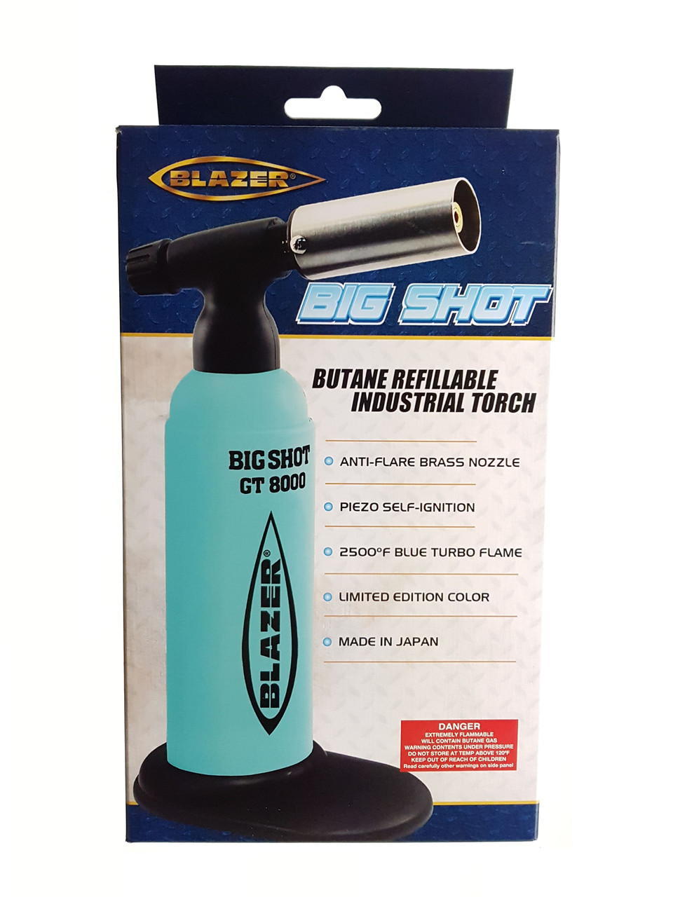 Blazer - Big Shot GT 8000 Butane Torch - Teal / Black (Limited