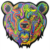 MOODMATS - Bong Pad & Dab Rig Coaster - Bear Quartz x Visual Fiber