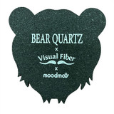 MOODMATS - Bong Pad & Dab Rig Coaster - Bear Quartz x Visual Fiber