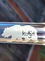 KUSH SCIENTIFIC - Type4 Gridded Puckline Tube w/ 18mm Joint & Slide - Fume #1