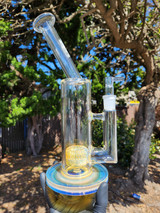 KUSH SCIENTIFIC - Type4 Gridded Puckline Tube w/ 18mm Joint & Slide - Fume #2