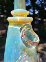 YETI DABS - Fumed Glass Mini Tube Dab Rig  w/ 14mm Female Dewar Joint - #14