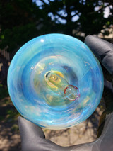 YETI DABS - Fumed Glass Mini Tube Dab Rig  w/ 14mm Female Dewar Joint - #14