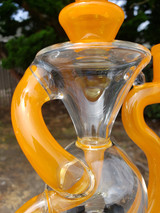 FOGZ GLASS - Klein Recycler Rig w/ 14mm Female Joint - Tangie
