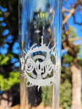 YOUGO BORO - 50mm Dual Gridline Tube w/ 18mm Female Joint - Cease & Desist YOUGO BORO - 50mm Dual Gridline Tube w/ 18mm Female Joint - Cease & Desist