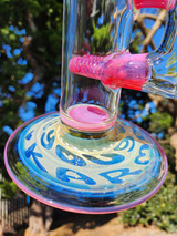 YOUGO BORO - 50mm Dual Gridline Tube w/ 18mm Female Joint - Cease & Desist YOUGO BORO - 50mm Dual Gridline Tube w/ 18mm Female Joint - Cease & Desist