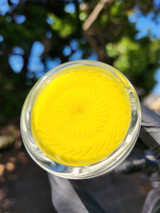 DESIGNER SCI - Glass Ash Catcher - 18mm to 18mm - Yellow