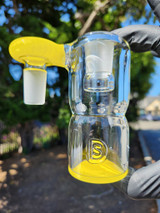 DESIGNER SCI - Glass Ash Catcher - 18mm to 18mm - Yellow