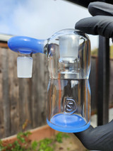 DESIGNER SCI - Glass Ash Catcher - 18mm to 18mm - Sky Blue