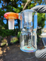 DESIGNER SCI - Glass Ash Catcher - 18mm to 18mm - Amber Purple