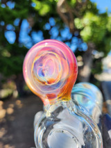DESIGNER SCI - Glass Ash Catcher - 18mm to 18mm - Amber Purple