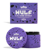 WULF - 2.5" 4-Piece Grinder - Purple / Black Spatter