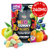 KANDY BOY - Delta 9 THC Neon Gummy Bears (240mg / 30 Count)