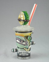 EVOL x MENTE - "Donatello Ninja Turtle" Cup Vapor Rig w/ Fixed 14mm 2-Hole Diffy & "Turtle Shell" Dome
