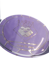 KING GLASS - 110mm Can Water Pipe w/ Downstem and 14mm Slide - Lavender Purple