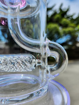 AFM - Gridline Klein Recycler Rig w/ 14mm Slide - Lavender/Purple (CFL)
