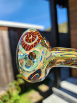 MICHAEL CROUCH - Fully Worked Inside Out Dry Spoon Pipe w/ Retticello Head - #2