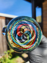 MICHAEL CROUCH - Fully Worked Inside Out Dry Spoon Pipe w/ Retticello Head - #2