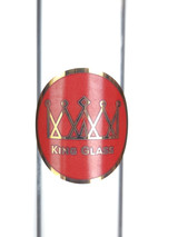 KING GLASS - Dual Gridline to Double Imperial Tree Recycler Tube (Pick a Color)
