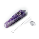 ASTRAL PROJECT - Gemstone Jewel Pipe - Amethyst