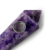 ASTRAL PROJECT - Gemstone Jewel Pipe - Amethyst