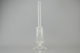 JM FLOW - Gridded Stemline to Turbine Perc w/ 18mm Female Joint & Slide - 60mm (Straight)