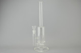 JM FLOW - Gridded Stemline to Turbine Perc w/ 18mm Female Joint & Slide - 60mm (Straight)