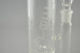 JM FLOW - Gridded Stemline to Turbine Perc w/ 18mm Female Joint & Slide - 60mm (Straight)