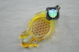 JOE PETERS x EUSHEEN - Large Honeycomb Honey Drip w/ Horns and HUGE Opal
