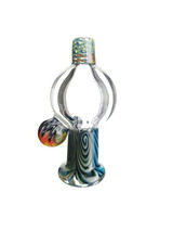 DILLINGER x LIBERTY - Heady Mini Tube w/ 10mm Joint & Matching Bubble Cap - #2