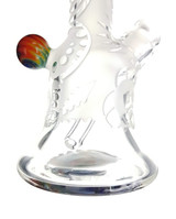 DILLINGER x LIBERTY - Heady Mini Tube w/ 10mm Joint & Matching Bubble Cap - #2