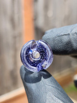 OJ FLAME - Color Glass Mouthpiece w/ Vortex Airflow for the Puffco Pivot - Purple Lollipop