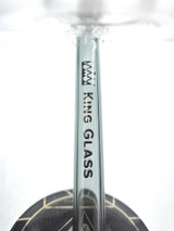 KING GLASS - 110mm Can Water Pipe w/ Downstem and 14mm Slide - Smoke