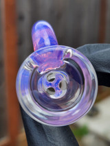 OJ FLAME - 3-Hole Martini Slide w/ Horn and 14mm Joint  - Pink Slyme